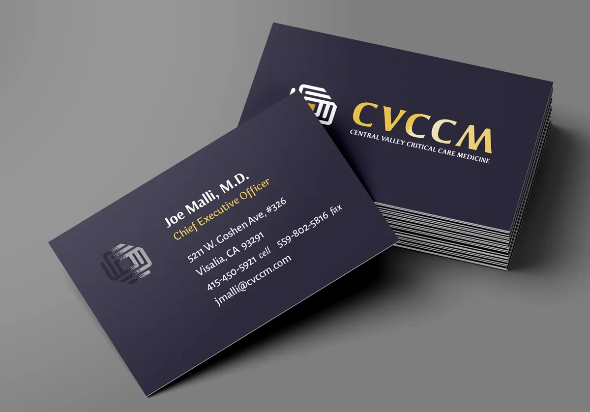 CVCCM physician group business cards