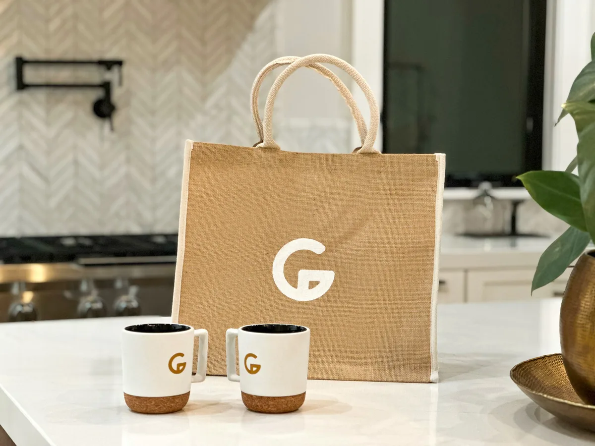Gordon Construction branded objects in a kitchen