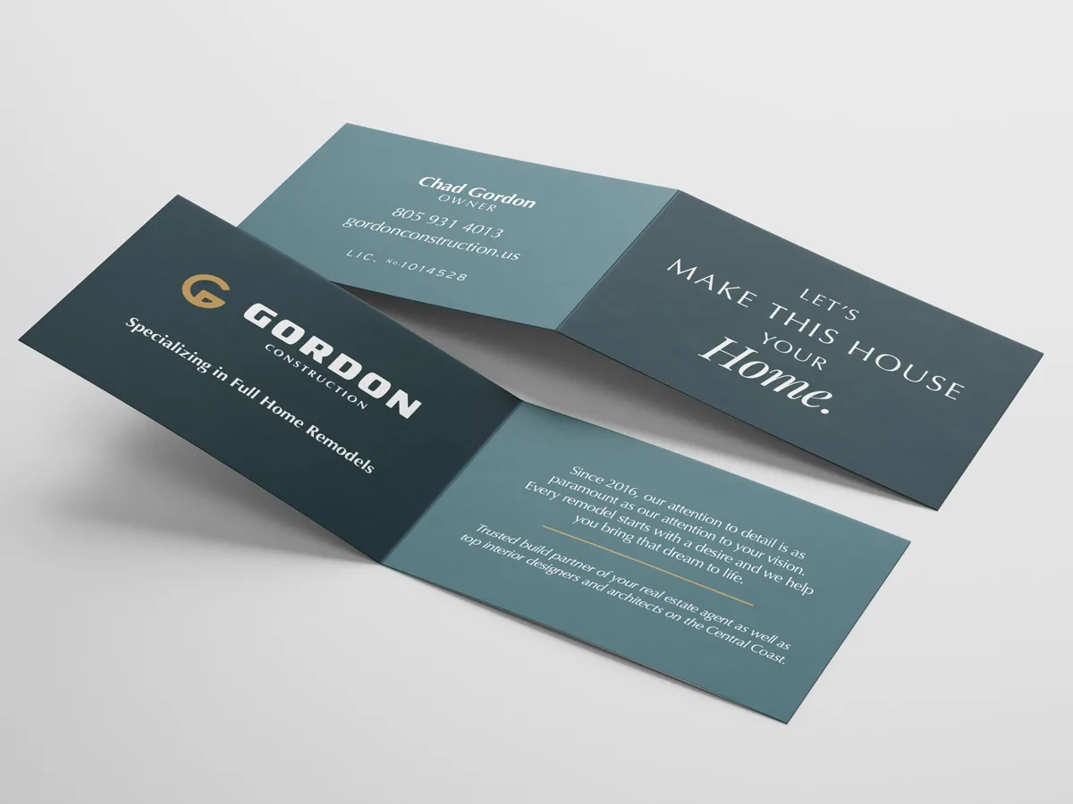 Gordon Construction brochure