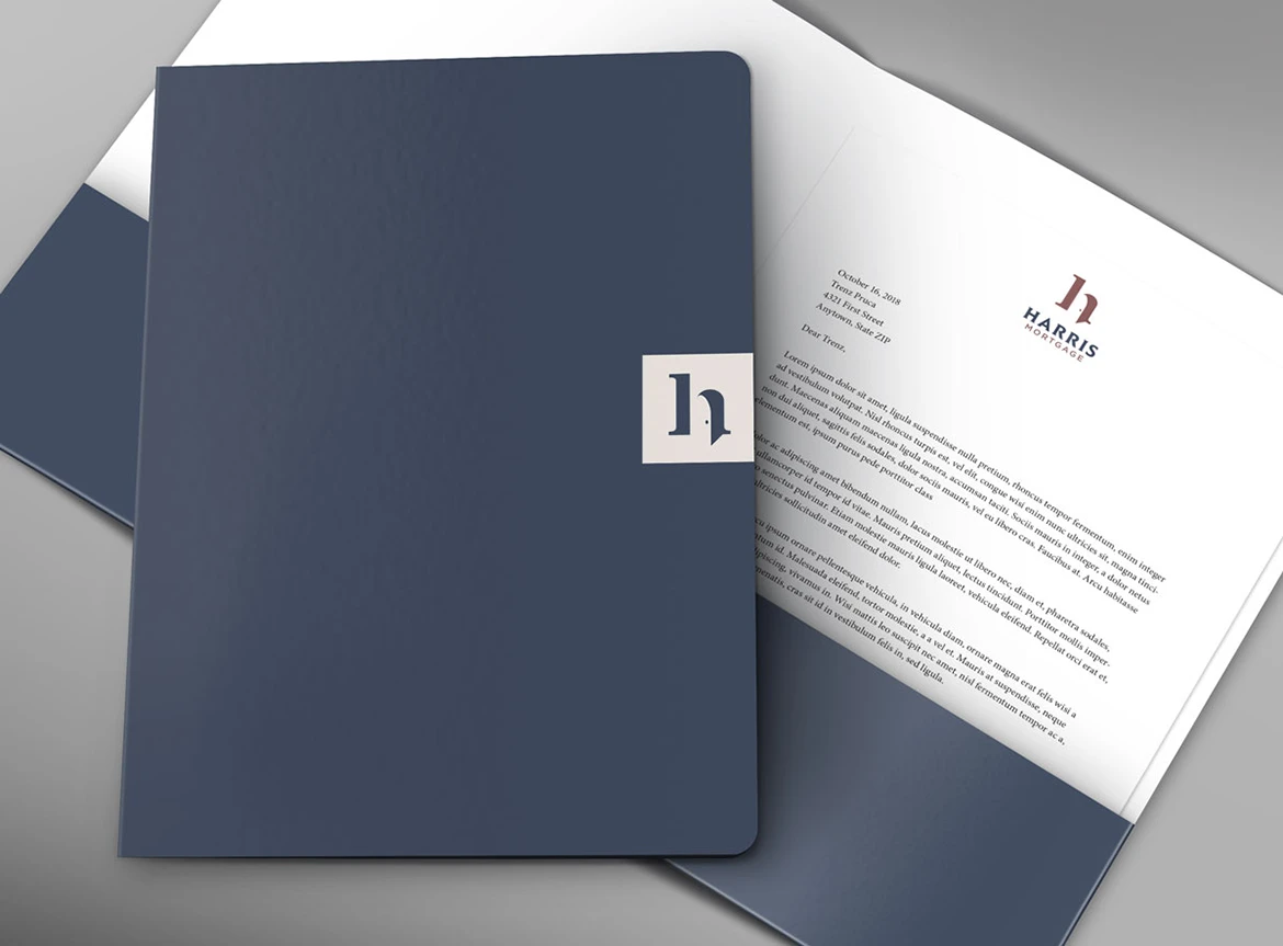 Harris Mortgage Pocket Folders