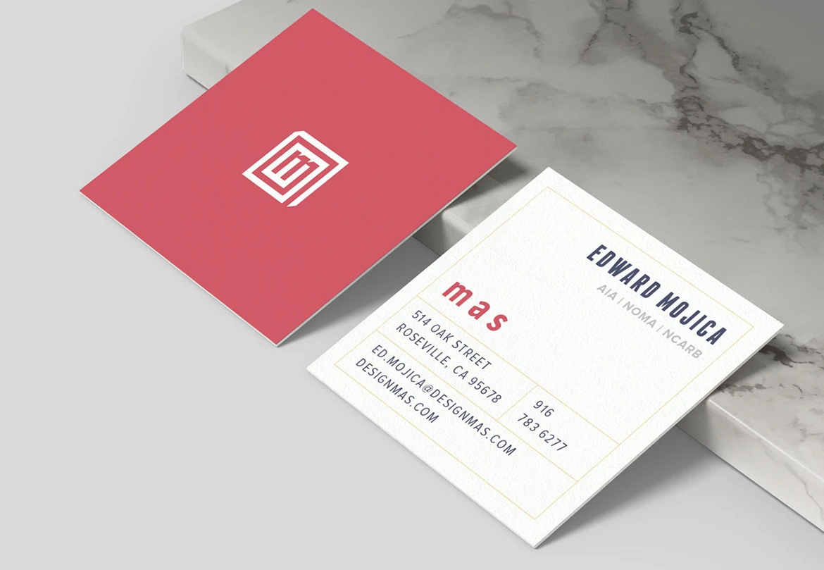 MAS business cards