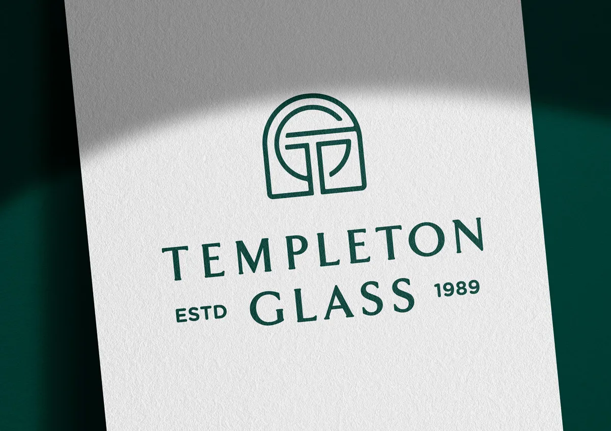 Templeton Glass brand collateral