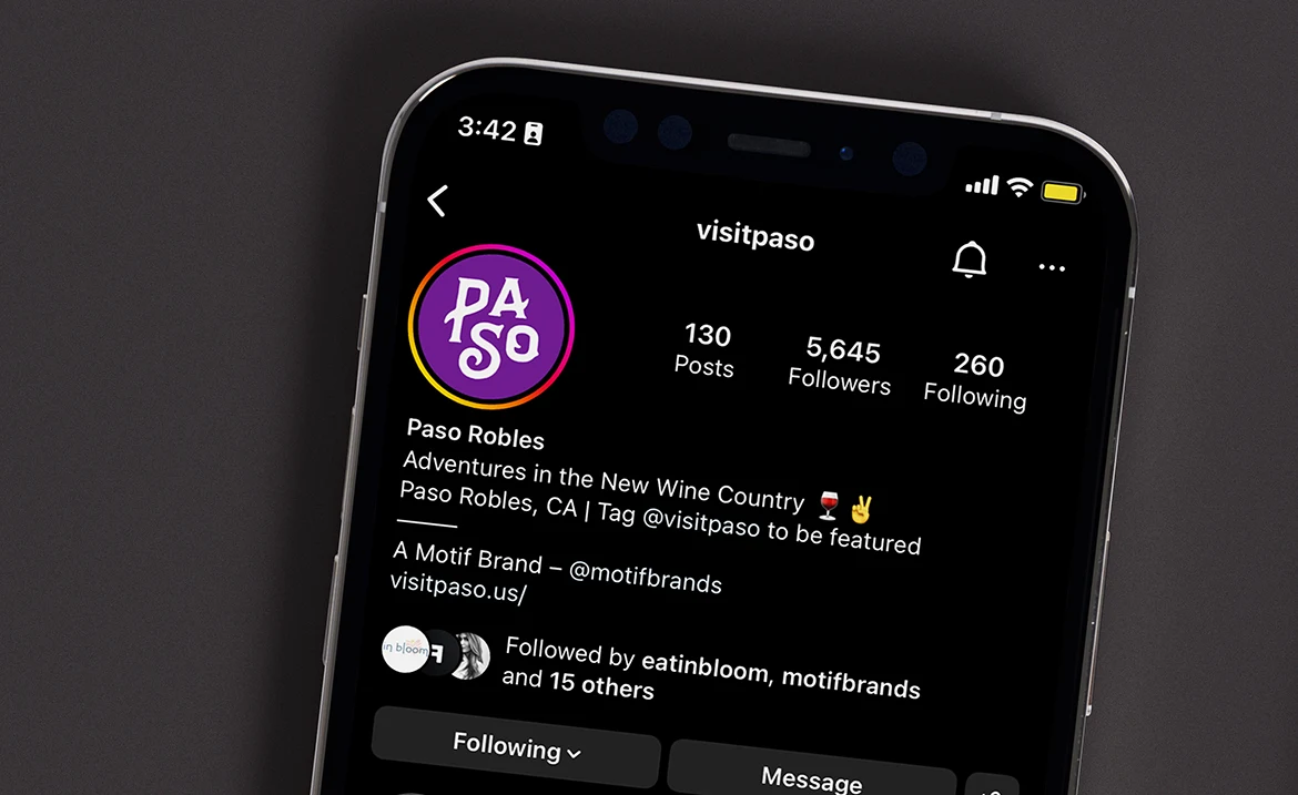 Visit Paso Instagram Profile